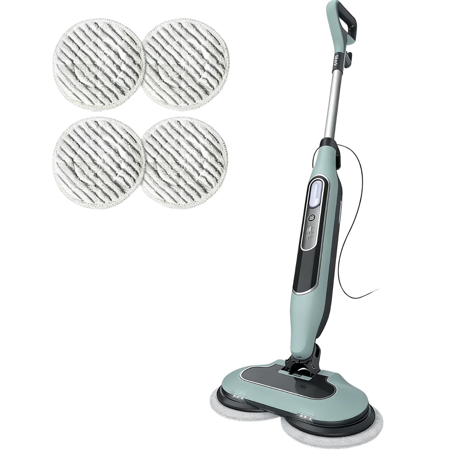 Main product image of Dual Head Hard Floor Steam Mop, 3 Steam Modes, LED Headlights