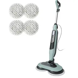 Product image of Dual Head Hard Floor Steam Mop, 3 Steam Modes, LED Headlights