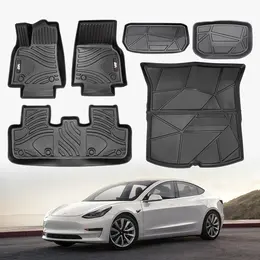 Product image of TPE Floor Mats for Tesla Model Y 2021-2022, 6-Piece Set