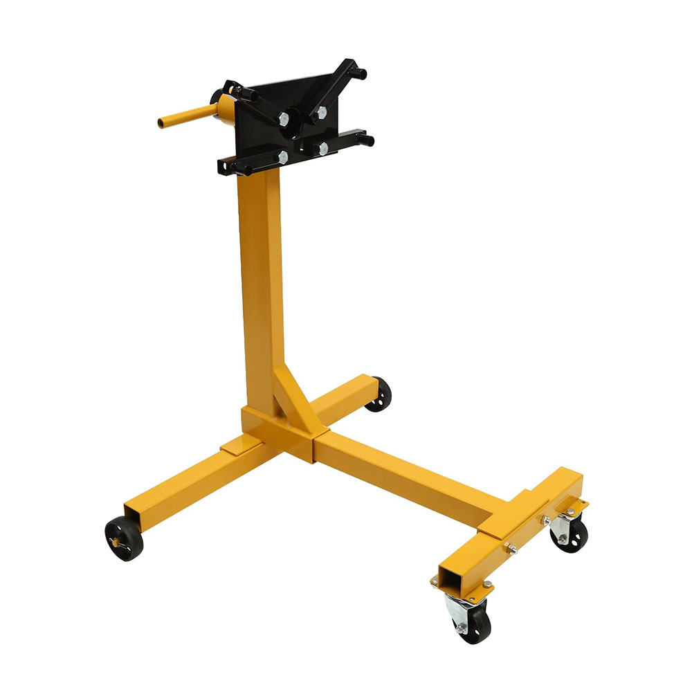 Main product image of Automotive Engine Stand, 1000 Lbs Capacity, Yellow Finish