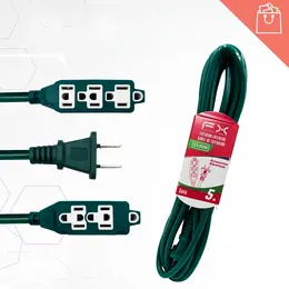 Product image of 5m Power Strip with 5-Outlet Extension Cord