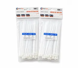 Product image of Nylon Cable Ties, Self-locking, White, 3.6x150mm, 200 Pieces