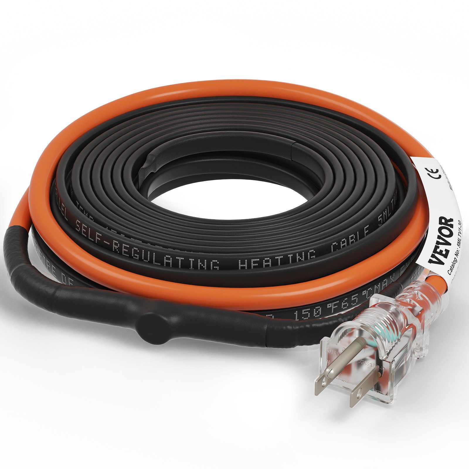 Main product image of VEVOR Self-Regulating Heating Cable, 9M, 5W/ft, 120V