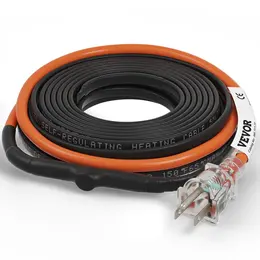 Product image of VEVOR Self-Regulating Heating Cable, 9M, 5W/ft, 120V