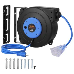 Product image of Retractable Extension Cord Reel, 50 ft, 14 AWG/3C SJTOW, 3-Outlet, 13A Breaker