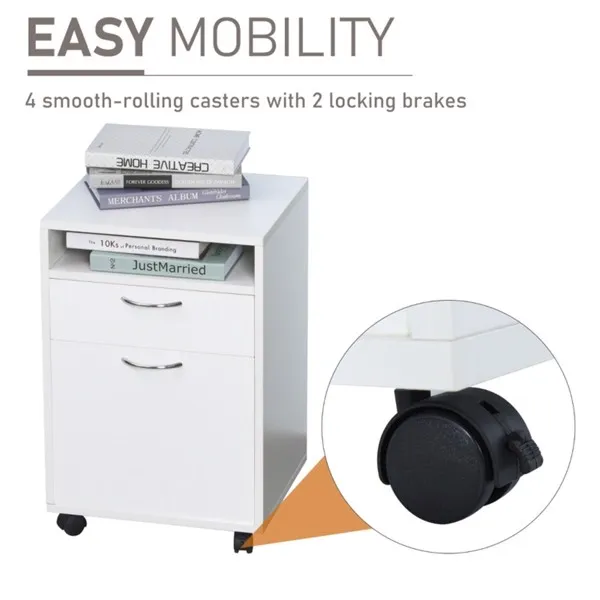 Main product image of White Steel Office File and Storage Cabinet