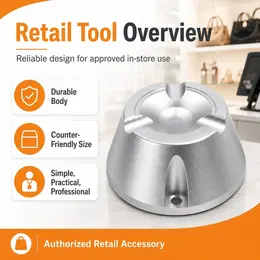 Product image of 15000GS Magnetic Retrieval Tool, Silver, Workshop Use