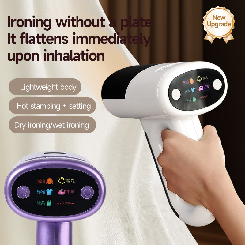 Main product image of Portable Handheld Garment Steamer, Flat and Vertical Ironing