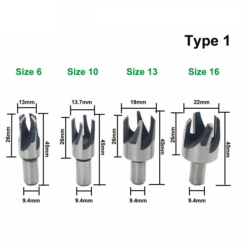 Main product image of Claw Type Carbon Steel Round Dowel Plug Cutter