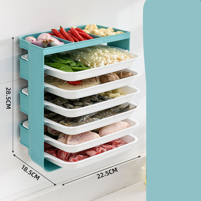 Main product image of Wall-Mounted Kitchen Side Dish Storage Rack