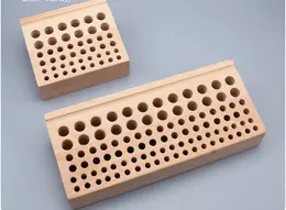 Product image of Diy46 Hol 98-Hole Beech Wood Leather Craft Tool Holder