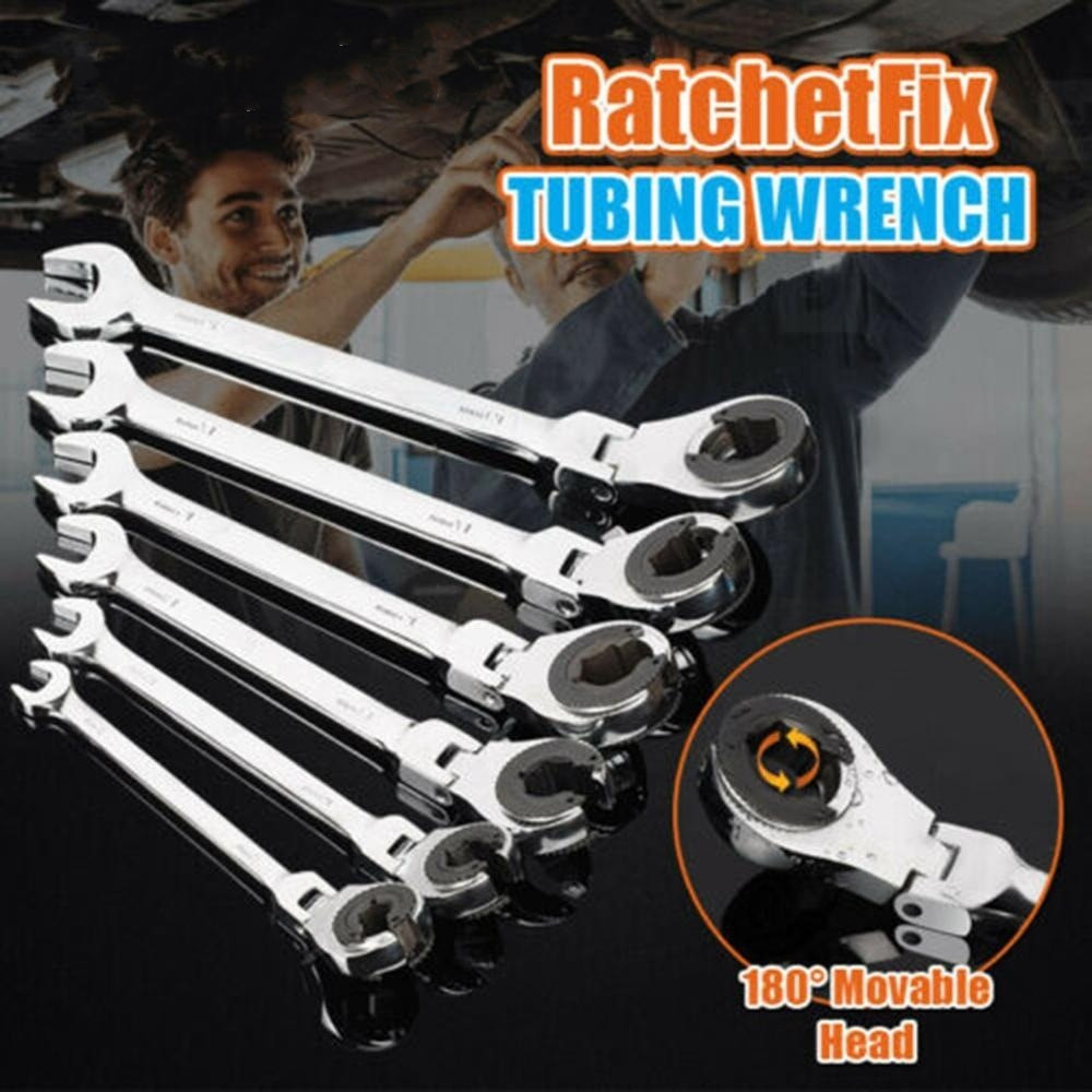Main product image of Flexible Head Ratcheting Wrench for Tubing Fasteners