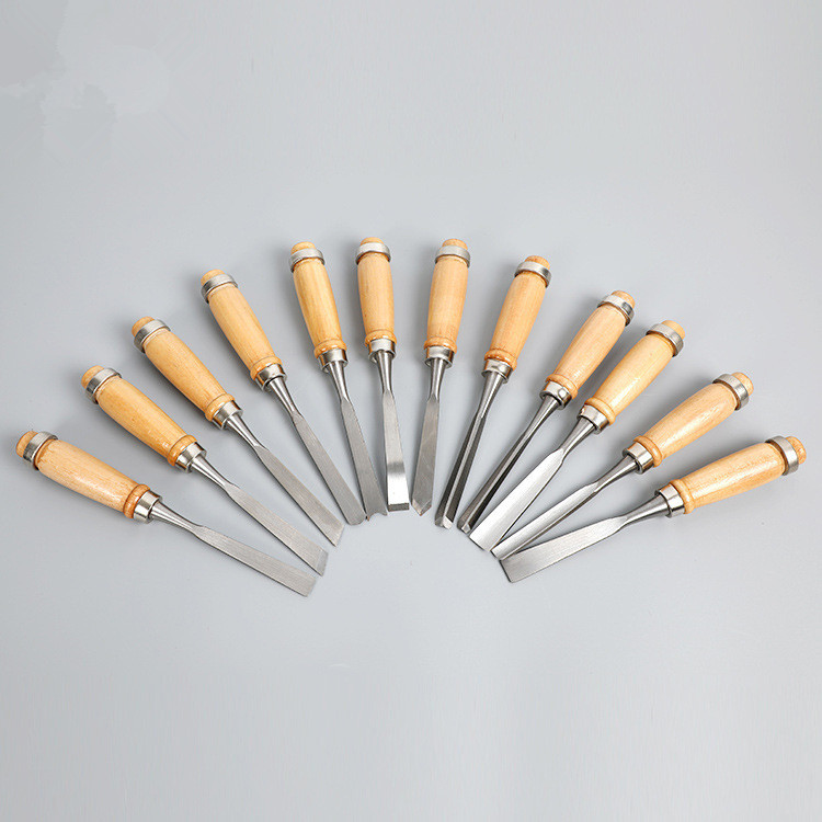 Main product image of 12-Piece Wood Carving Chisel and Knife Set for Woodworking