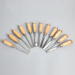 Product image of 12-Piece Wood Carving Chisel and Knife Set for Woodworking