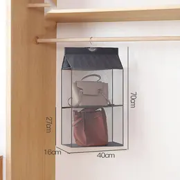 Product image of Hanging Fabric Dustproof Storage Rack for Clothing