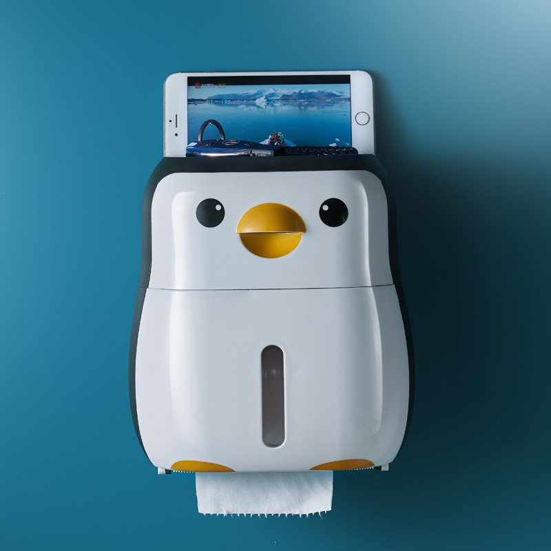 Main product image of Punch-free Waterproof Roll Paper Dispenser