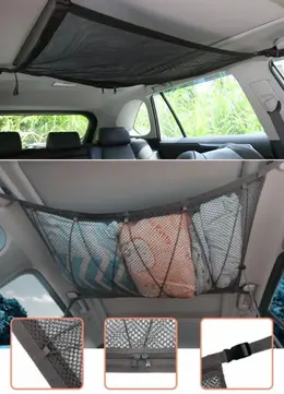 Product image of Double-Layer Vehicle Ceiling Mesh Storage Bag