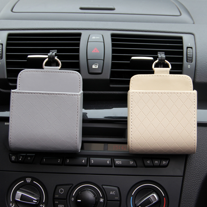 Main product image of Automotive Air Vent Hanging Storage Bag for Small Items