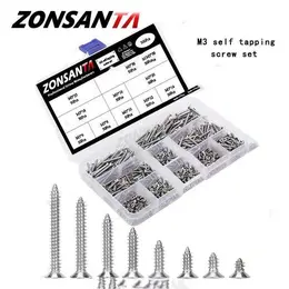 Product image of 304 Stainless Steel Flat Head Phillips Tapping Screws