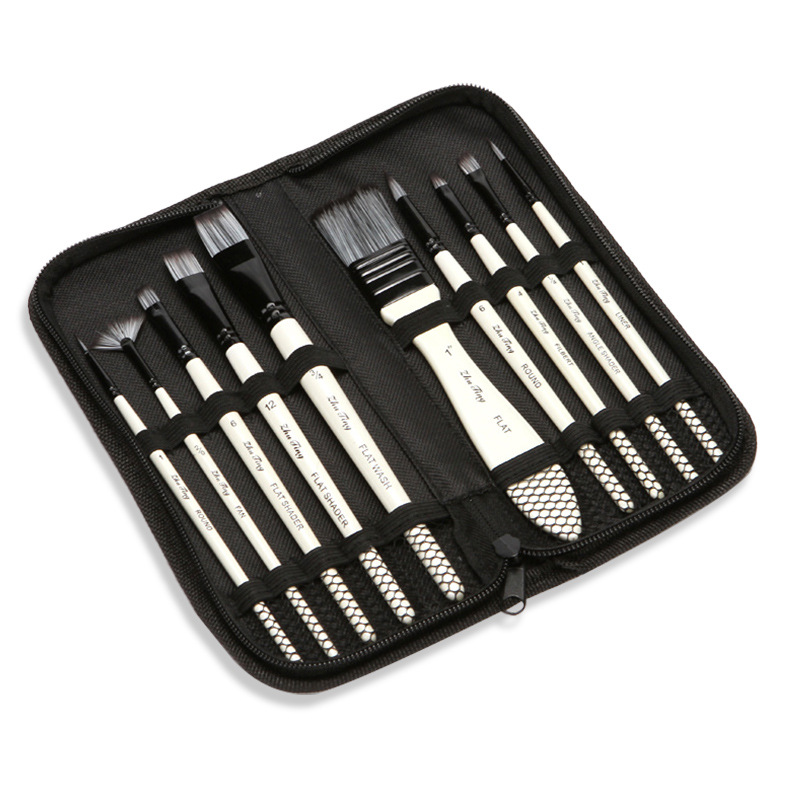 Main product image of 10-Piece Nylon Wool Watercolor Brush Set