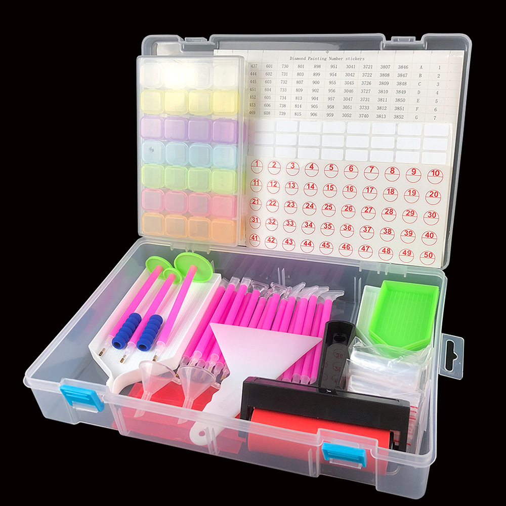 Main product image of 44-Compartment Storage Box and Spot Drill Tool Set