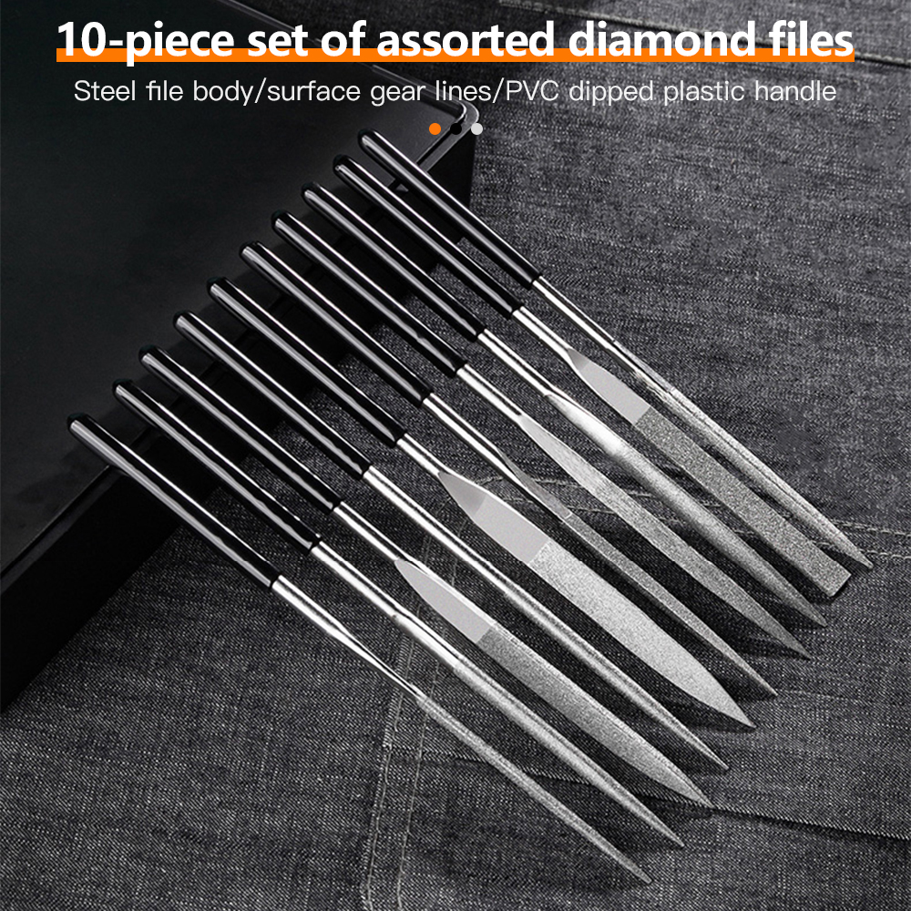 Main product image of Assorted Metal Grinding Files, Plastic Handle