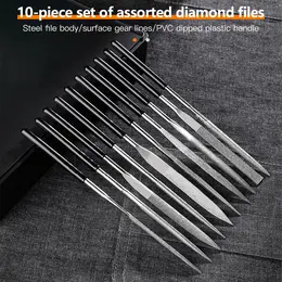 Product image of Assorted Metal Grinding Files, Plastic Handle