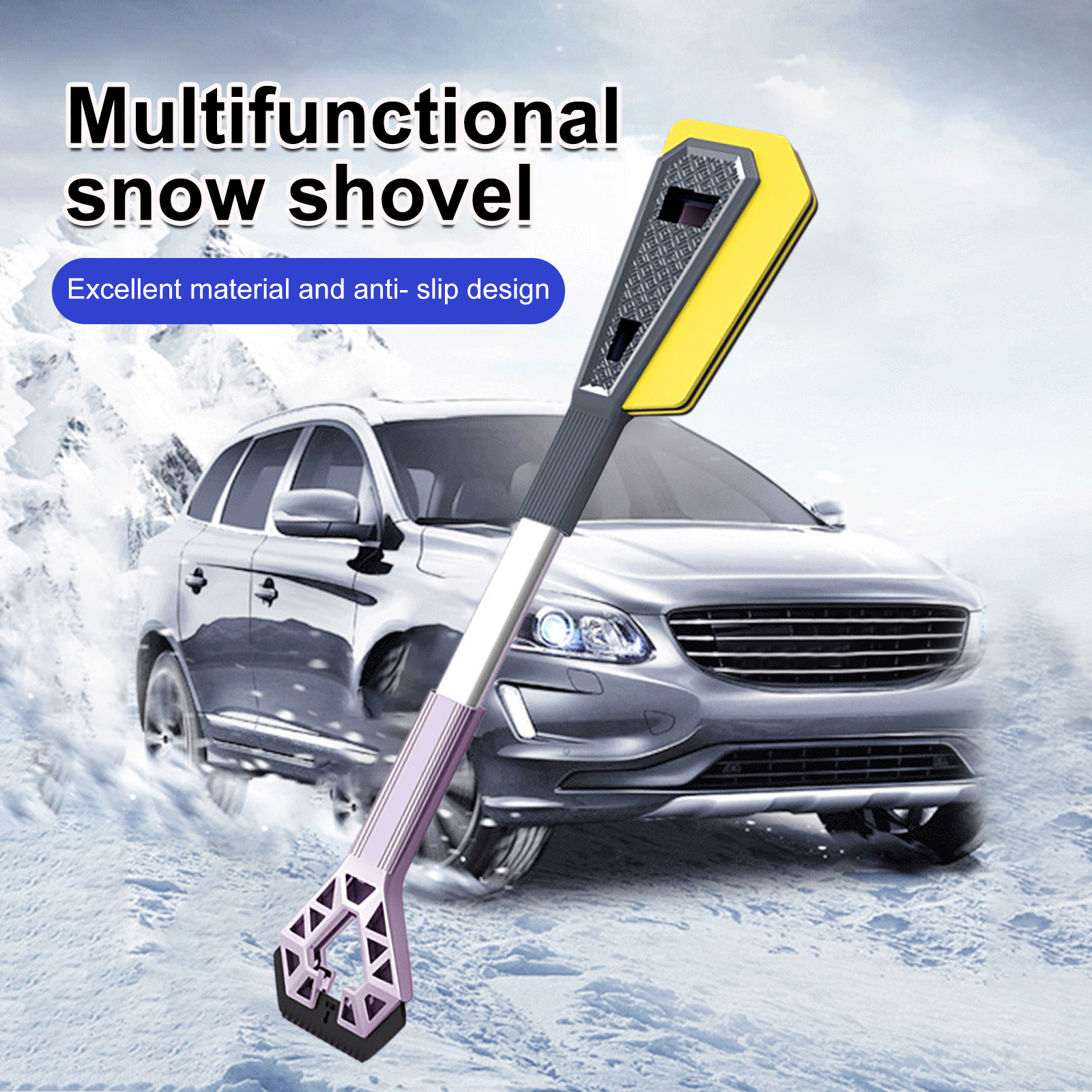 Main product image of Vehicle-Mounted Aluminum Alloy Car Snow Plow for Winter Use