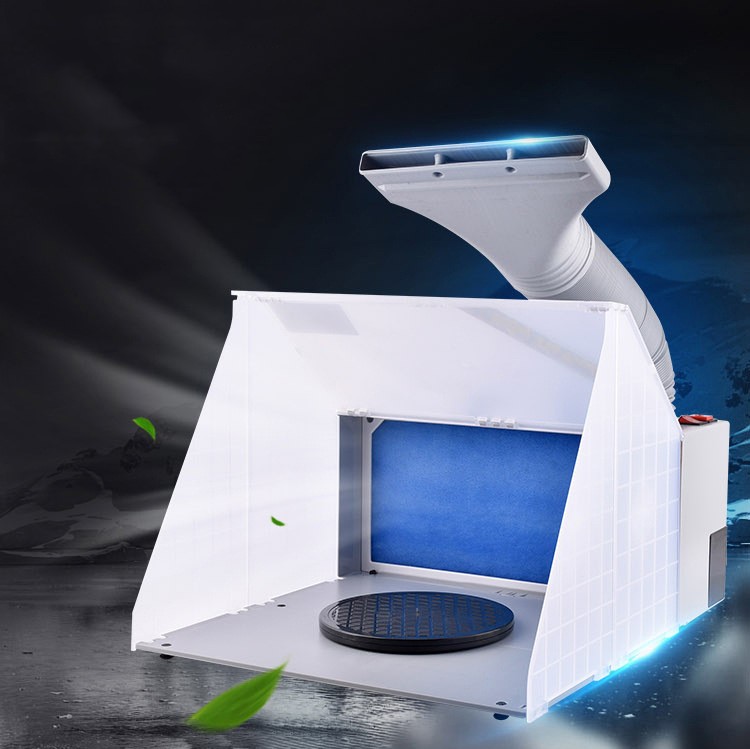 Main product image of Model Painting Spray Booth Workbench with Exhaust Fan and Mist Absorber