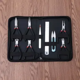 Product image of Tongs Hand Tool Set with Leather Storage Bag