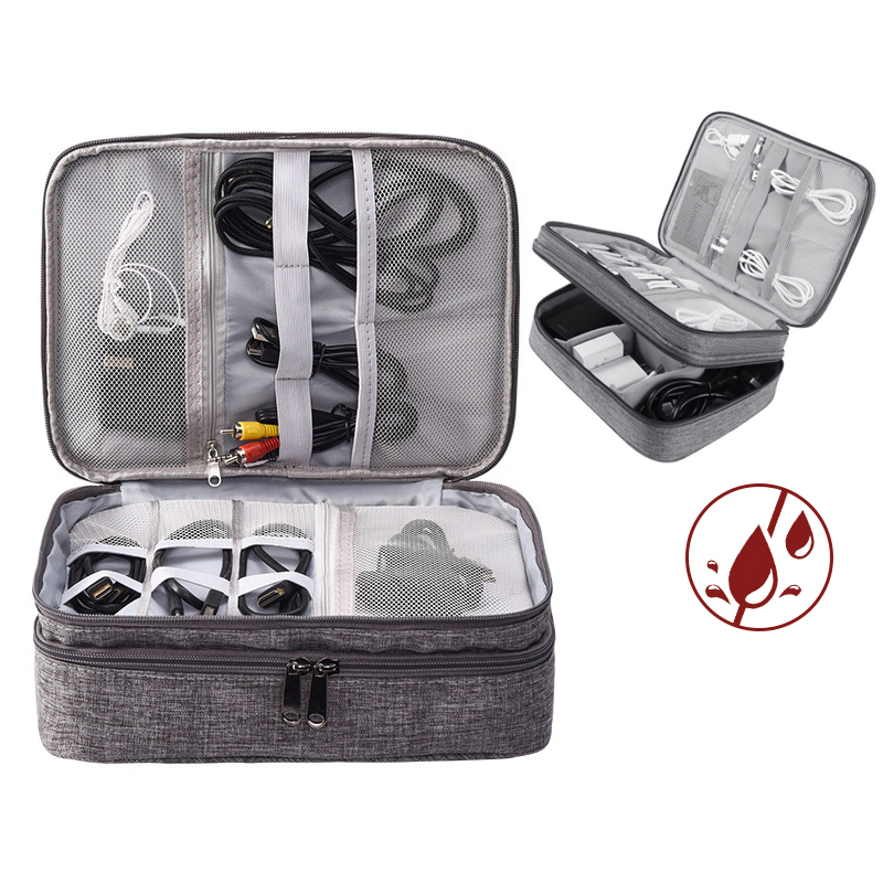 Main product image of Electronics Cable Organizer Bag, Waterproof Storage Case