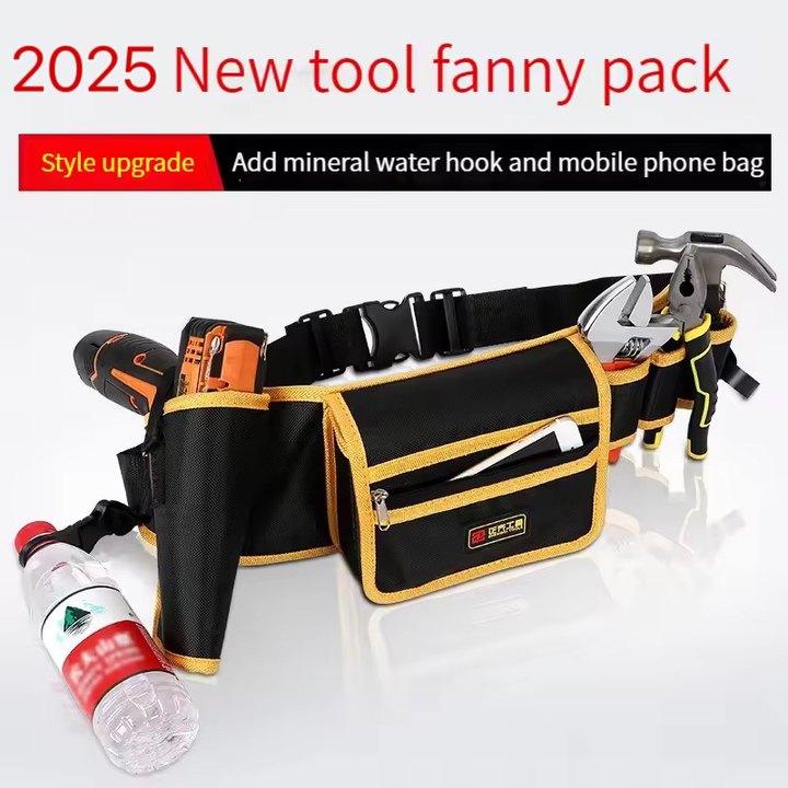 Main product image of Electrician Portable Canvas Tool Belt Pouch