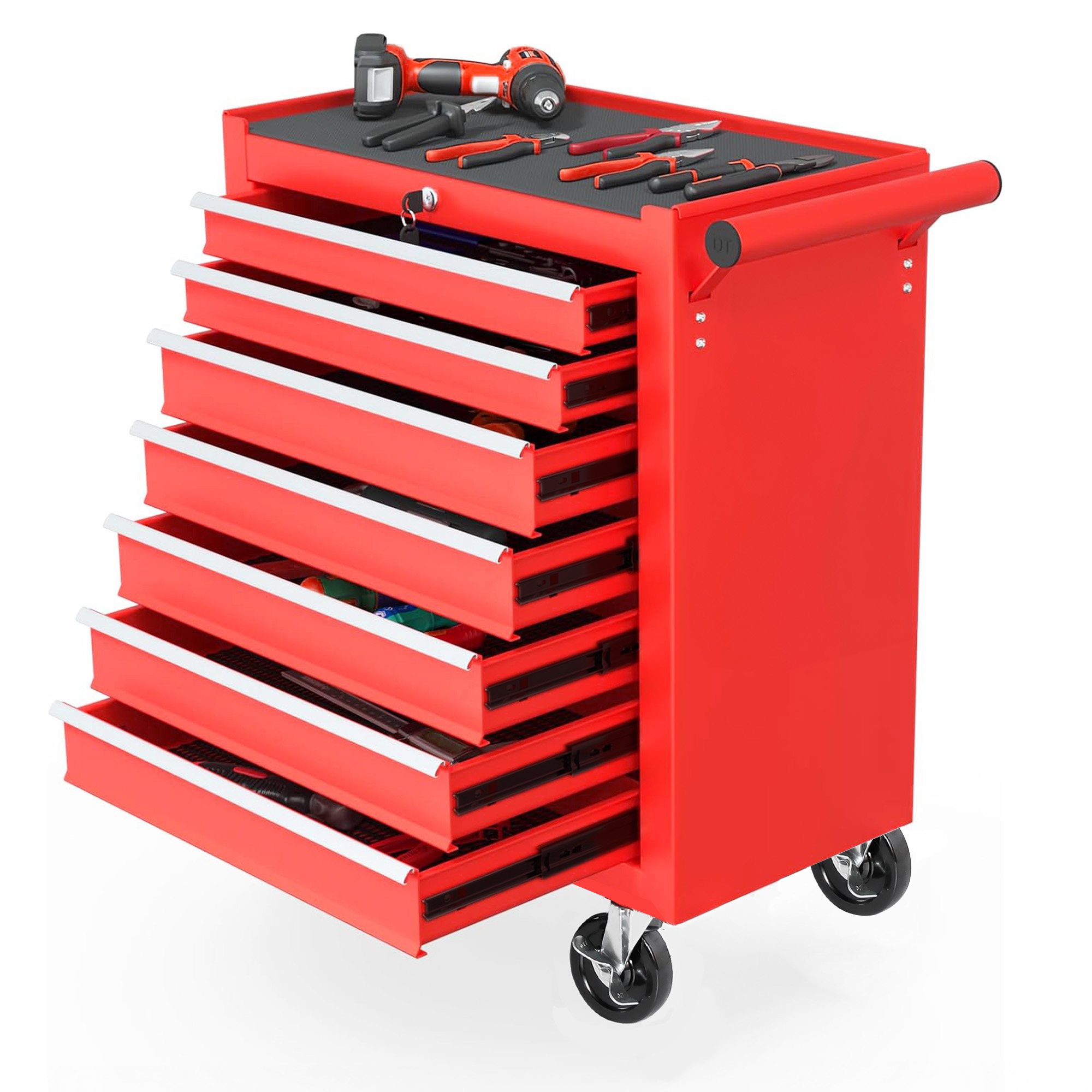 Main product image of 7-Drawer Rolling Tool Cabinet for Workshop Storage