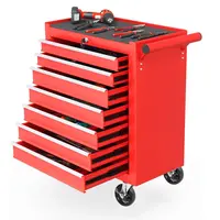 Product image of 7-Drawer Rolling Tool Cabinet for Workshop Storage