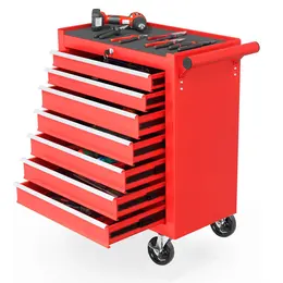 Product image of 7-Drawer Rolling Tool Cabinet for Workshop Storage