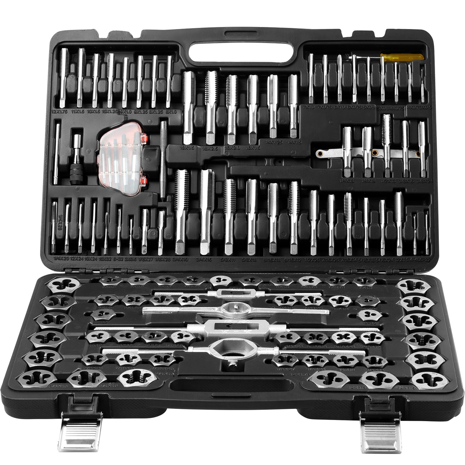 Main product image of 116-Piece Tap And Die Set, Metric & SAE, Bearing Steel, Storage Case