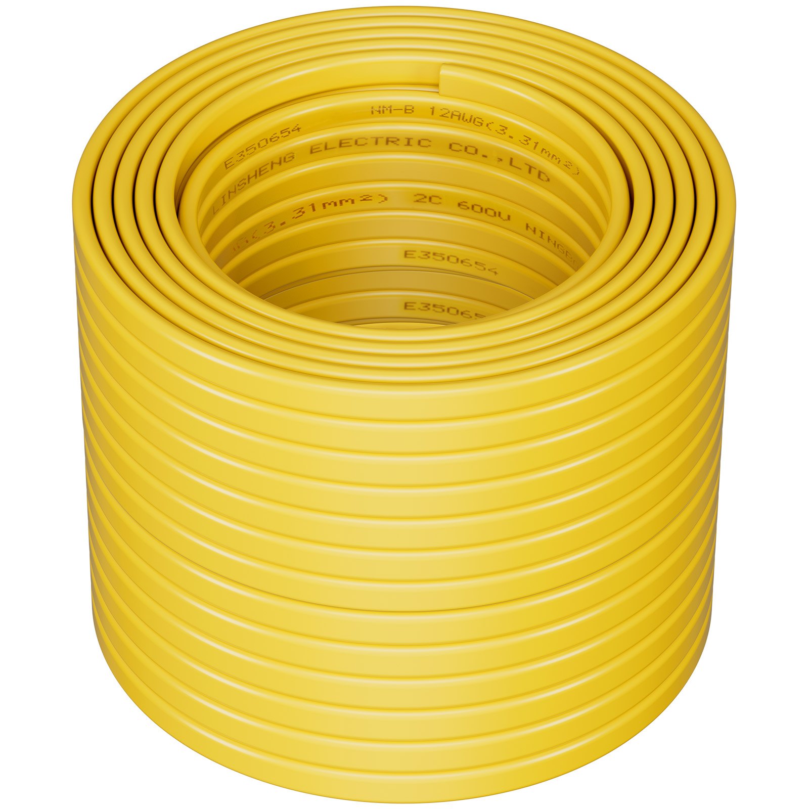 Main product image of NM-B 12AWG 2C Copper Cable with Ground, 100 Ft