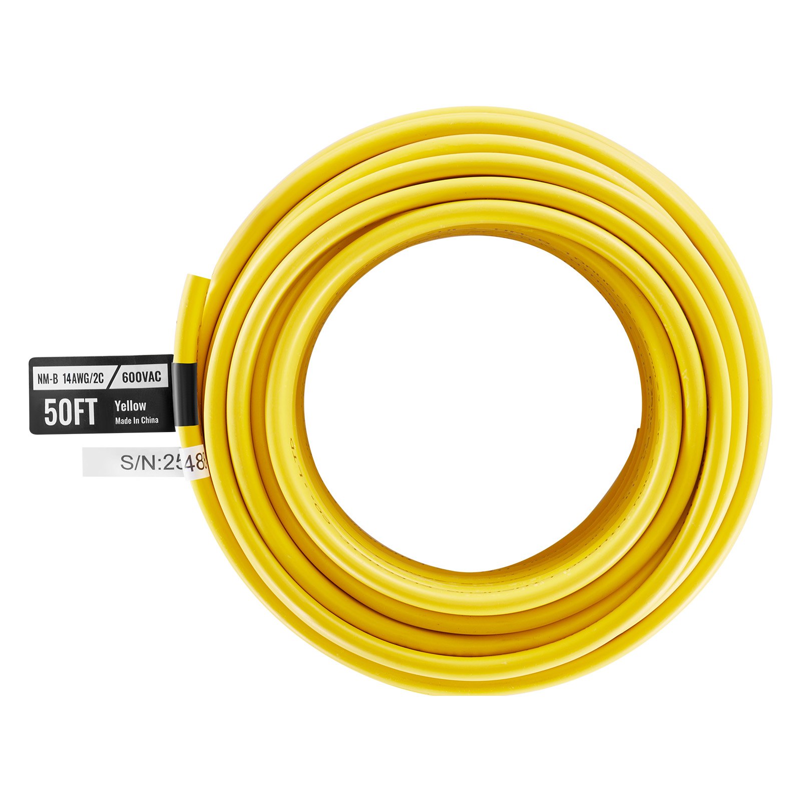 Main product image of NM-B Wire, 14 AWG, 2 Conductor with Ground, 50 ft Copper Cable