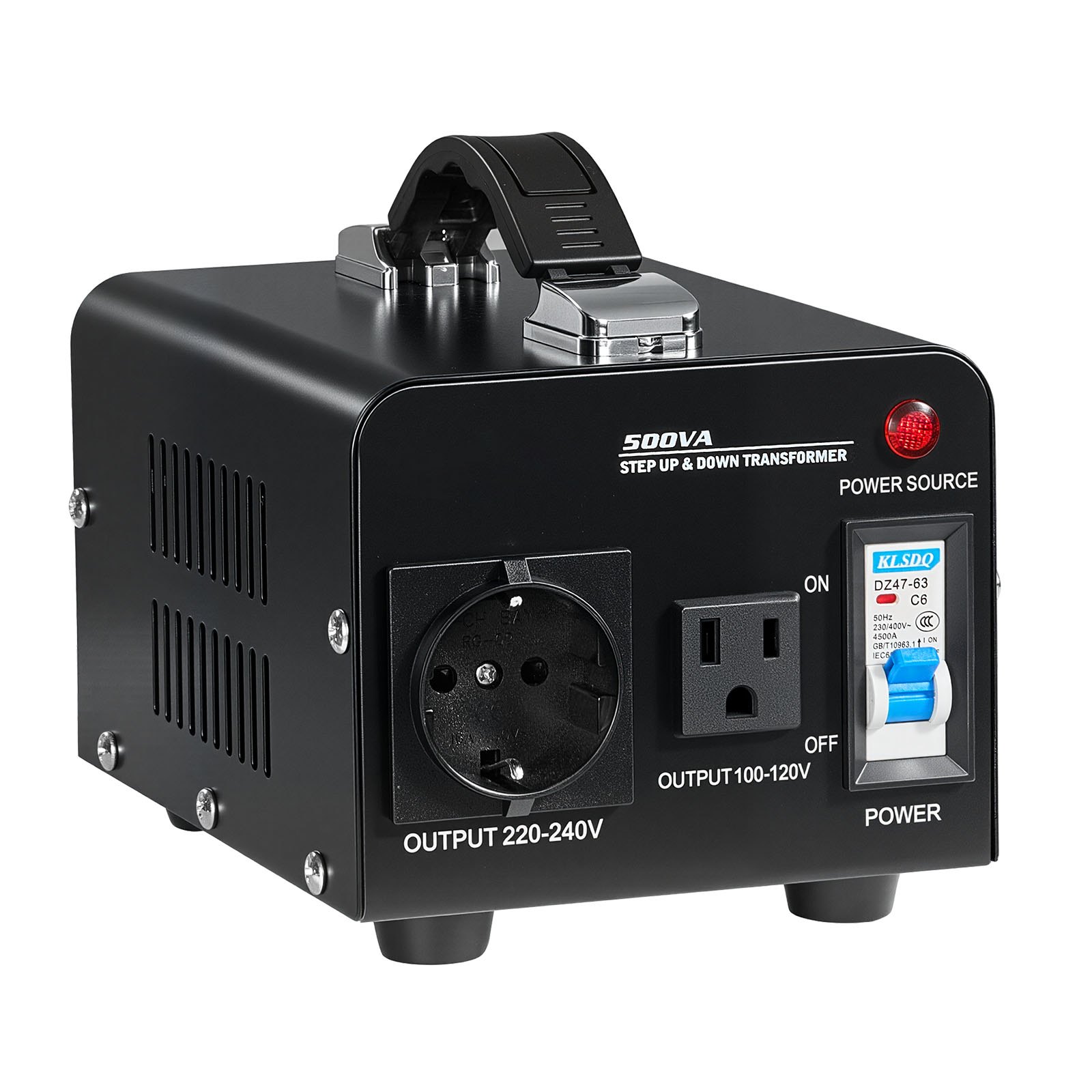 Main product image of 500VA Step Up/Down Voltage Converter Transformer 110V/220V