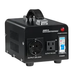 Product image of 500VA Step Up/Down Voltage Converter Transformer 110V/220V
