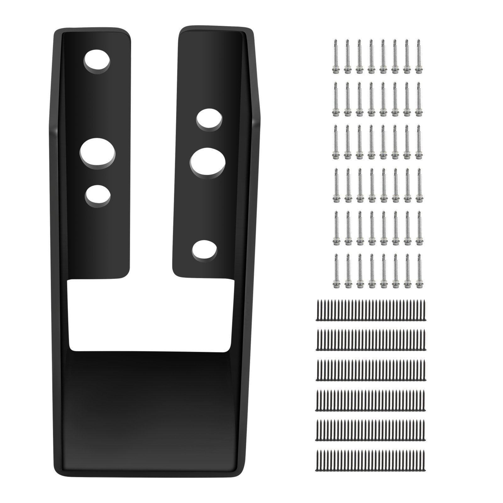Main product image of Concealed Joist Hanger, 2x4 (40x91mm Inner), Q235 Steel, Powder-Coated, 24-Pack