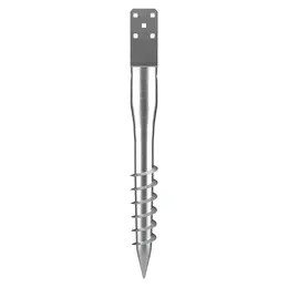 Product image of U-Shape Screw-In Steel Ground Anchor, 3.94 x 2.76 x 27.56 In