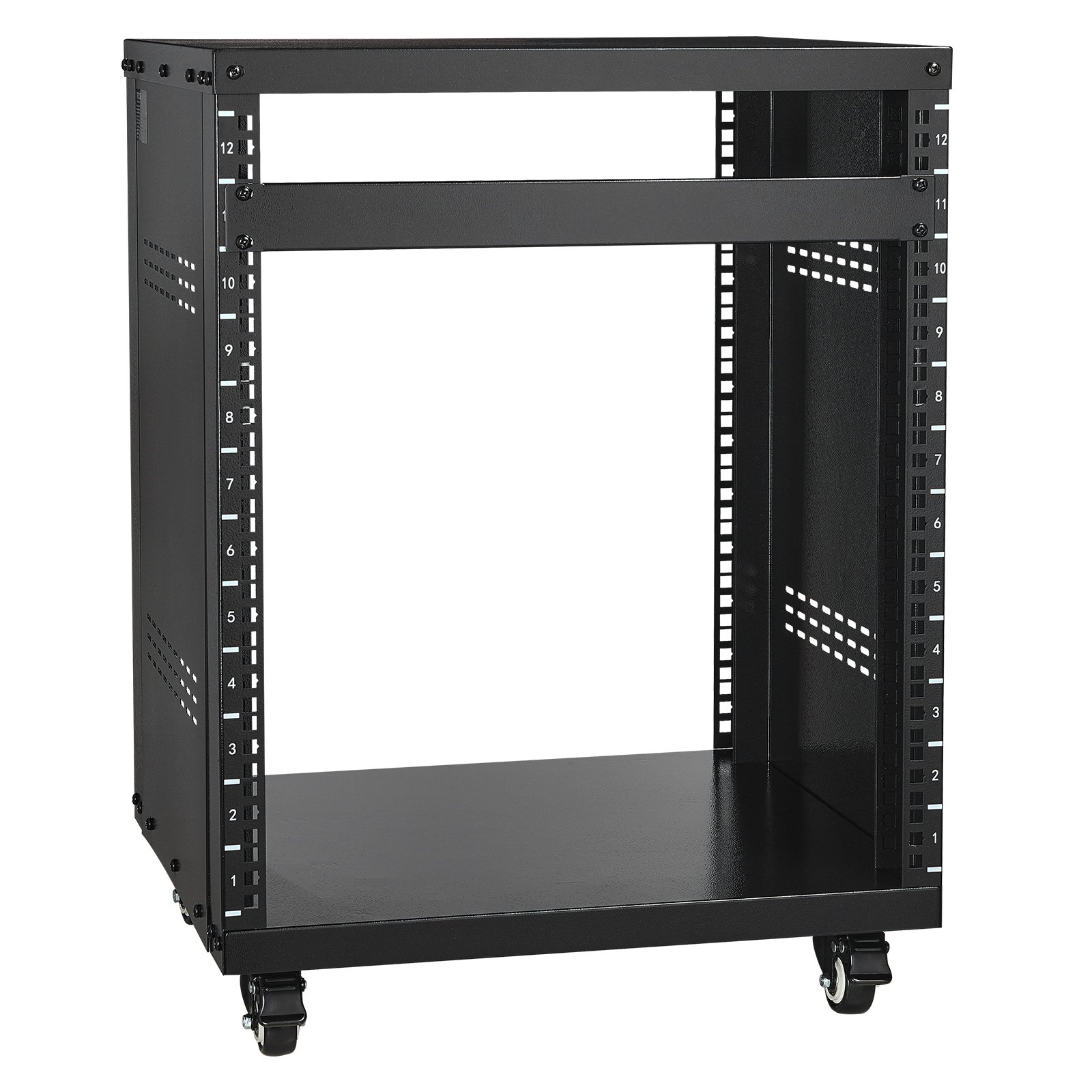 Main product image of 12U AV Equipment Rack Stand, 500 Lbs Load Capacity