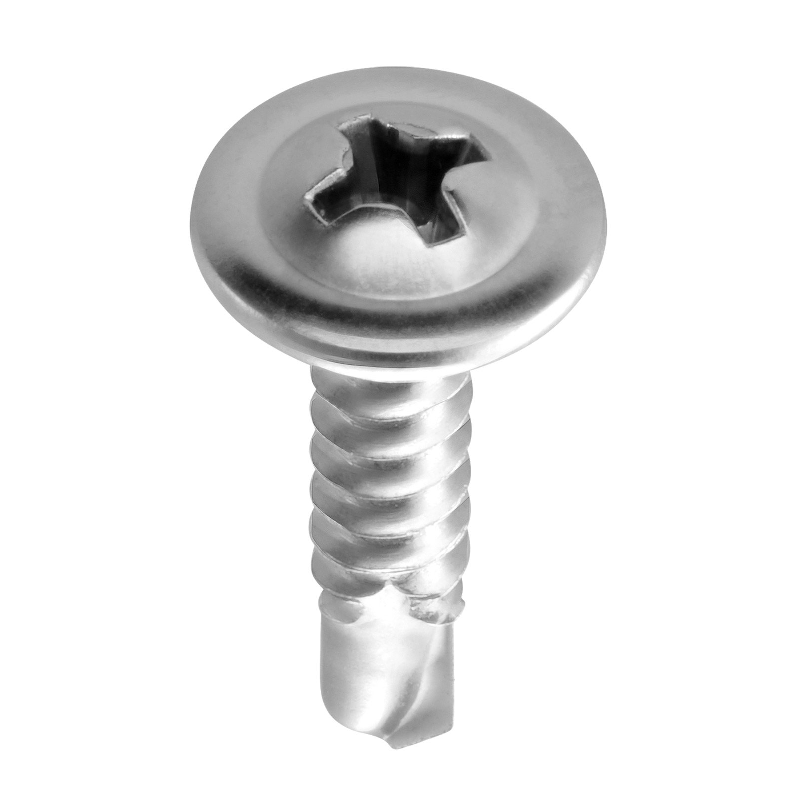 Main product image of 420 Pc Self Drilling Screw Assortment, #8 #10, Hex/Phillips Head, 1/2-2 Inch