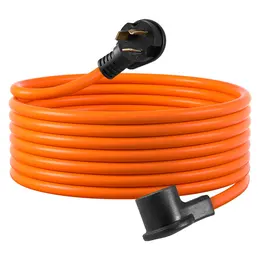 Product image of 10 Ft Dryer Extension Cord, 3-Prong NEMA 10-30P to 10-30R, 30A