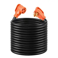 Product image of RV Extension Cord, 100 ft, 50A, STW 6/3 + 8/1 Gauge, NEMA 14-50P/R, ETL