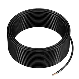 Product image of 12 AWG THHN 19-Stranded Black Copper Wire, Nylon Jacket, 100 Ft, 600V