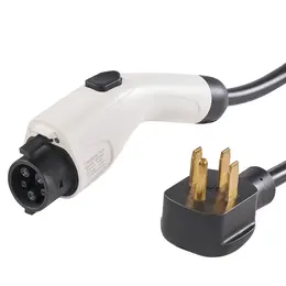Product image of Level 2 Portable EV Charger, 32A 240V, 28 ft Cable, NEMA 14-50P, J1772, Adjustable 16-32A