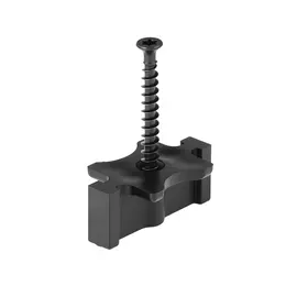 Product image of 900-Piece Hidden Deck Fasteners, T-Clip, for Composite Decking, Black
