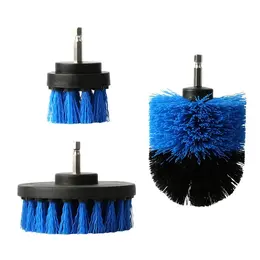 Product image of 3-Piece Drill Brush Power Scrubber Set for Car, Carpet, Tile, and Tub Cleaning
